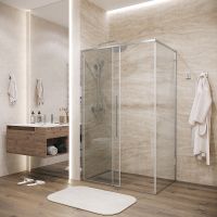 Товар: Душевая стенка Grossman Galaxy 70 200.K33.01.70.10.00 профиль Хром стекло прозрачное - фото 8 Душевая стенка Grossman Galaxy 70 200.K33.01.70.10.00 профиль Хром стекло прозрачное — фото 8, Боковые стенки