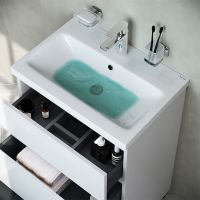 Товар: Тумба под раковину AM.PM Gem S 60 M91FSX0602WG Белая - фото 3 Тумба под раковину AM.PM Gem S 60 M91FSX0602WG Белая — фото 3, Мебель для ванной