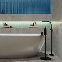 Керамическая плитка Kerama Marazzi Каприччо серый глянцевый 8353 настенная 20х30 см — фото 2, Керамическая плитка