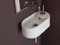 Раковина Scarabeo Seventy 41 8093/B Белая — фото 2, Мини-раковины