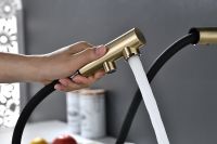 Смеситель для кухни Paulmark Serpentine Se213222-BR Бронза — фото 9, Смесители для кухни