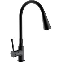 Смеситель для кухни Frap H44 F4044-6 Черный матовый — фото 1, Смесители для кухни