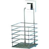 Полка корзина Tekno-tel EF073 Серебро — фото 1, Полки для ванной и душа