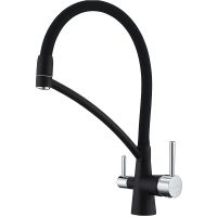 Смеситель для кухни Paulmark Siegen Si213111-401 Антрацит — фото 1, Смесители для кухни