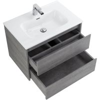 Тумба под раковину BelBagno Kraft 70 KRAFT-700-2C-SO-CG подвесная Cemento Grigio — фото 5, Тумбы под раковину