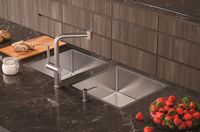 Товар: Кухонная мойка Alveus Kombino 30 KMB 90 FI 450x440 1118877 Брашированная сталь - фото 5 Кухонная мойка Alveus Kombino 30 KMB 90 FI 450x440 1118877 Брашированная сталь — фото 5, Кухонные мойки