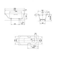 Стальная ванна Kaldewei Saniform Plus 375-1 180x80 112800013001 с покрытием Easy-clean — фото 8, Стальные ванны