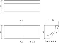 Товар: Карниз гибкий Европласт 1.50.129 2000x86x75 мм - фото 3 Карниз гибкий Европласт 1.50.129 2000x86x75 мм — фото 3, Карнизы