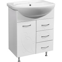 Тумба под раковину Stella Polar Фантазия 65 SP-00000756 Белая — фото 1, Мебель для ванной