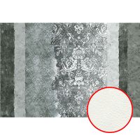 Фреска Ortograf Splendo 31723 Фактура флок FLK Флизелин (4*2,7) Серый, Вензель — фото 1, Фрески