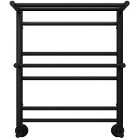 Водяной полотенцесушитель Aquatek Альфа П7 500x600 AQ RRP0760BL с полкой Черный муар — фото 1, Водяные полотенцесушители