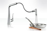 Товар: Смеситель для кухни Hansgrohe Metris 14820000 Хром - фото 3 Смеситель для кухни Hansgrohe Metris 14820000 Хром — фото 3, Смесители для кухни