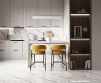 Керамогранит Ceradim Calacatta Sharp Silver белый полированный 60х60 см — фото 10, Керамогранит