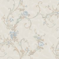 Обои Bernardo Bartalucci Renzo 84164-3 Винил на флизелине (1,06*10,05) Бежевый, Вензель — фото 1, Обои для стен