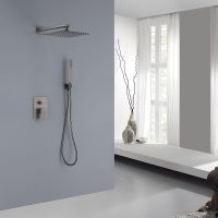 Душевая система Abber Daheim AF8219NG Никель — фото 2, Встраиваемые душевые комплекты