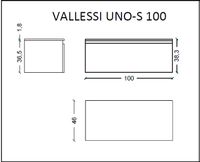 Товар: Тумба Boheme Armadi Art Vallessi UNO-S 100 897-100-A mat подвесная Антрацит матовый - фото 6 Тумба Boheme Armadi Art Vallessi UNO-S 100 897-100-A mat подвесная Антрацит матовый — фото 6, Мебель для ванной