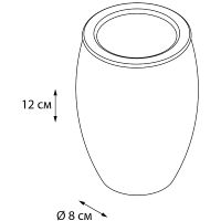 Стакан для зубных щеток Fixsen Snow Хром матовый арт-FX-260-3 — фото 2, Стаканы для зубных щеток