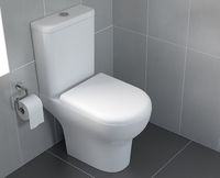 Унитаз компакт Vitra Zentrum Open-back 9012B003-7204 с бачком и сиденьем Микролифт — фото 3, Напольные унитазы