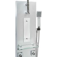 Душевая панель River Guron 07 10000001202 Матовый хром — фото 3, Душевые панели