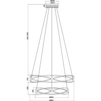 Товар: Подвесной светильник Maytoni Modern Weave MOD062PL-L103CH3K Никель - фото 6 Подвесной светильник Maytoni Modern Weave MOD062PL-L103CH3K Никель — фото 6, Подвесные светильники