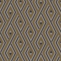 Обои LOYMINA Amazonia Ins4 004 Флизелин (1*10,05) Серый/Черный/Золото, Геометрия/Ромб — фото 1, Обои для стен