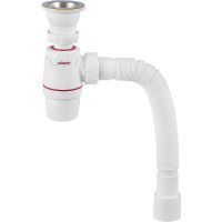 Сифон для кухонной мойки Wirquin Neo 30987067 Нержавеющая сталь — фото 1, Сифоны для кухонной мойки