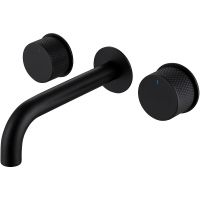 Смеситель для раковины Abber Wasser Kreis AF81122B Черный матовый — фото 1, Смесители для раковины