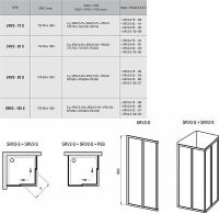 Товар: Душевая дверь Ravak Supernova SRV2-80 S 14V40102ZG профиль Белый стекло Grape - фото 8 Душевая дверь Ravak Supernova SRV2-80 S 14V40102ZG профиль Белый стекло Grape — фото 8, Раздвижные душевые двери