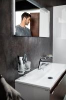 Зеркало Ravak Clear 100 X000000766 с подсветкой с выключателем — фото 8, Зеркала в ванную комнату