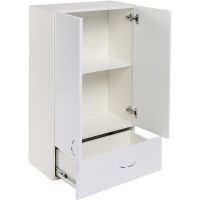 Подвесной шкаф Orange Смайл 60 SM-60SR1 Белый — фото 7, Шкафы для ванной