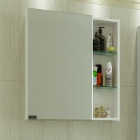 Зеркальный шкаф СанТа Дублин 70 123005 Белый — фото 1, Зеркальные шкафы в ванную