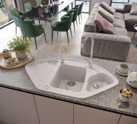 Товар: Кухонная мойка Domaci Бьелла DMC-14K DMC-14K-331 Белая - фото 2 Кухонная мойка Domaci Бьелла DMC-14K DMC-14K-331 Белая — фото 2, Кухонные мойки