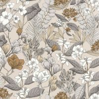 Товар: Обои Caselio Flower Power 101851099 Винил на флизелине (0,53*10,05) Бежевый/Серый, Цветы - фото 1 Обои Caselio Flower Power 101851099 Винил на флизелине (0,53*10,05) Бежевый/Серый, Цветы — фото 1, Обои для стен