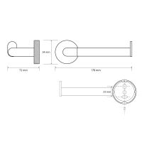 Держатель туалетной бумаги Bemeta Stella Хром арт-166212032 — фото 2, Держатели туалетной бумаги