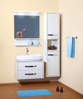 Товар: Зеркало Бриклаер Чили 70 4627125414947 с подсветкой Светлая лиственница - фото 2 Зеркало Бриклаер Чили 70 4627125414947 с подсветкой Светлая лиственница — фото 2, Мебель для ванной