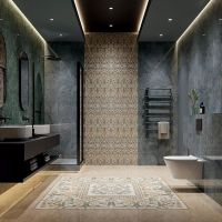 Товар: Керамический декор Kerama Marazzi Эвора синий светлый глянцевый обрезной OS/D214/13117R 30х89,5 см - фото 2 Керамический декор Kerama Marazzi Эвора синий светлый глянцевый обрезной OS/D214/13117R 30х89,5 см — фото 2, Керамическая плитка