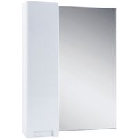 Зеркало со шкафом Bellezza Пегас 60 L 4610409002015 Белое — фото 1, Зеркальные шкафы в ванную