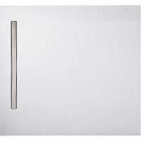 Душевой поддон из неокварца Jacob Delafon Surface 90x90 E62624-SS2 Белый гипс — фото 1, Душевые поддоны из искусственного камня