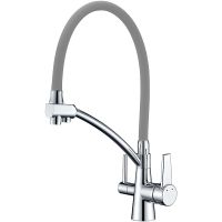 Смеситель для кухни Gappo G4398-17 Хром Серый — фото 1, Смесители для кухни