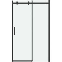 Душевая дверь Grossman Classic 100 100.K33.04.100.21.00 профиль Черный матовый стекло прозрачное — фото 1, Душевые двери в нишу