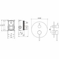 Товар: Смеситель для душа Aquatek Европа AQ1346MB Черный матовый - фото 2 Смеситель для душа Aquatek Европа AQ1346MB Черный матовый — фото 2, Смеситель для душа