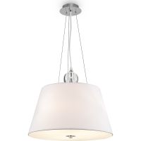 Подвесной светильник Maytoni Modern Bergamo MOD613PL-03W Белый Хром — фото 4, Подвесные светильники