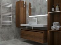 Товар: Тумба Boheme Armadi Art Flat Vallessi Uno-S 140 897-140-D подвесная Dark oak - фото 3 Тумба Boheme Armadi Art Flat Vallessi Uno-S 140 897-140-D подвесная Dark oak — фото 3, Мебель для ванной