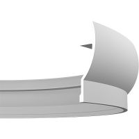 Карниз гибкий Европласт 1.50.227 2000x280x73 мм — фото 1, Карнизы