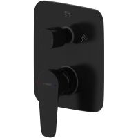 Смеситель для душа Bravat Source Черный матовый арт-PB8173218BW-2-ENG — фото 1, Смеситель для душа