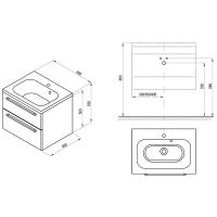Товар: Тумба под раковину Ravak SD Chrome II 80 X000000922 подвесная Белая - фото 5 Тумба под раковину Ravak SD Chrome II 80 X000000922 подвесная Белая — фото 5, Мебель для ванной