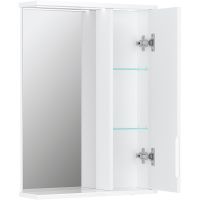 Зеркало со шкафом Volna Joli 50 R zsJOLI50.R-01 с подсветкой Белое — фото 9, Зеркальные шкафы в ванную