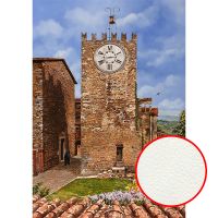 Фреска Ortograf Городской пейзаж живопись 11854 Фактура флок FLK Флизелин (1,9*2,7) Коричневый/Голубой, Город/Живопись — фото 1, Фрески