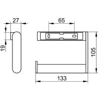 Товар: Держатель туалетной бумаги Keuco Edition 90 14962070000 Нержавеющая сталь - фото 4 Держатель туалетной бумаги Keuco Edition 90 14962070000 Нержавеющая сталь — фото 4, Держатели туалетной бумаги