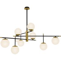 Подвесной светильник Maytoni Modern Nostalgia MOD048PL-09G Белый Золото матовое — фото 1, Подвесные светильники